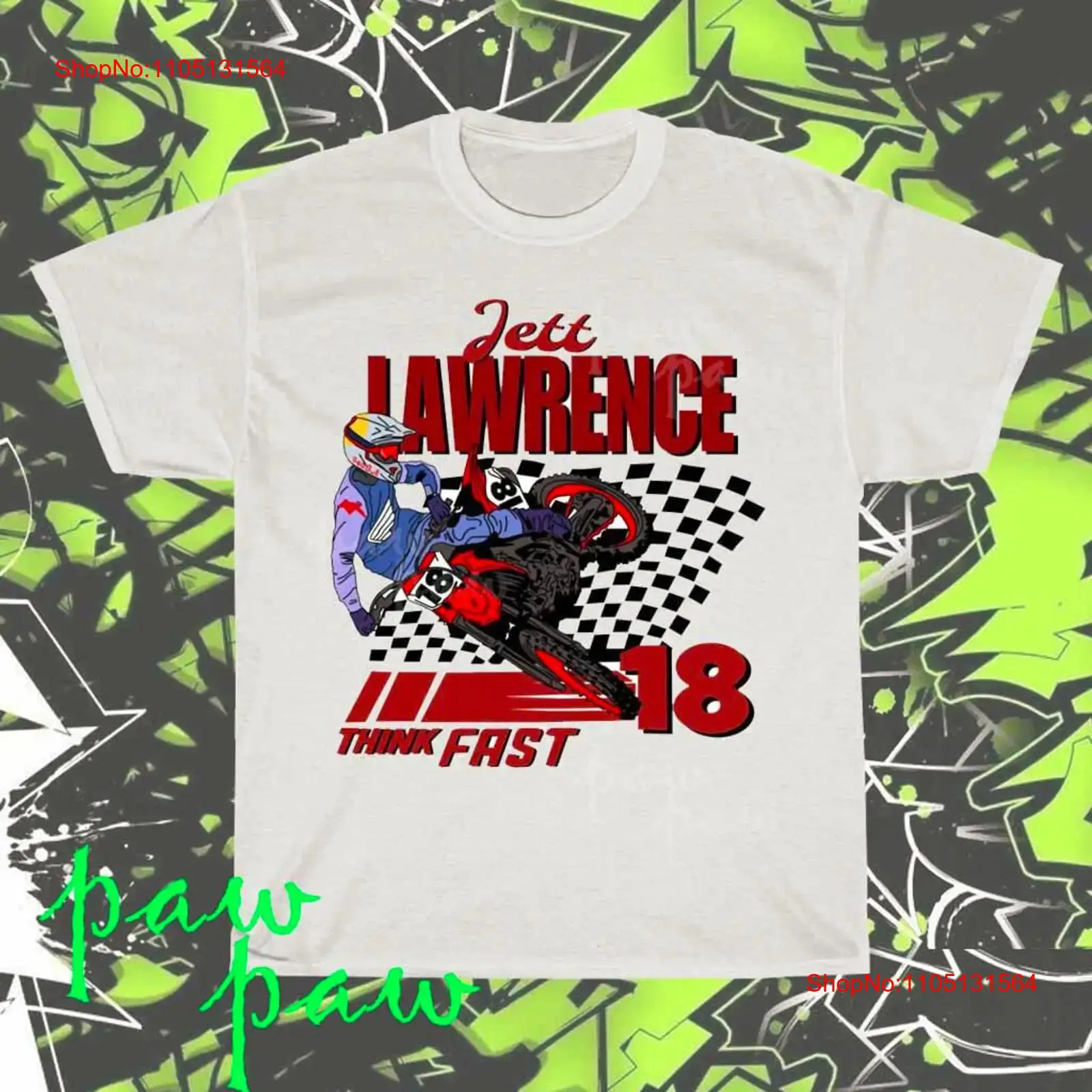 Streetwear Brand Logos - เสื้อยืดลายกราฟิก Jett Lawrence HD ของแท้ ใหม่เอี่ยม