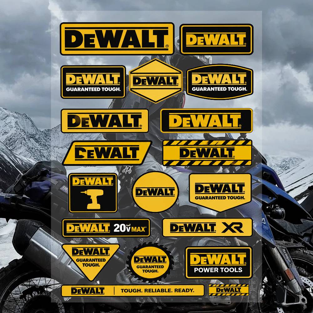 Streetwear Brand Stickers - ชุดสติกเกอร์แบรนด์ A-deW--wa-lt-t สตรีทแวร์ สติกเกอร์ไวนิลกันน้ำสำหรับแล็ปท็อป หมวกกันน็อค สเก็ตบอร์ด