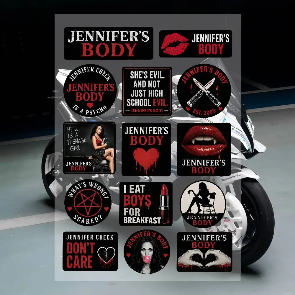 Streetwear Brand Stickers - ชุดสติกเกอร์แบรนด์ C-Jee-nnic-fer Bosdy-s สตรีทแวร์ สติกเกอร์ไวนิลกันน้ำสำหรับแล็ปท็อป หมวกกันน็อค