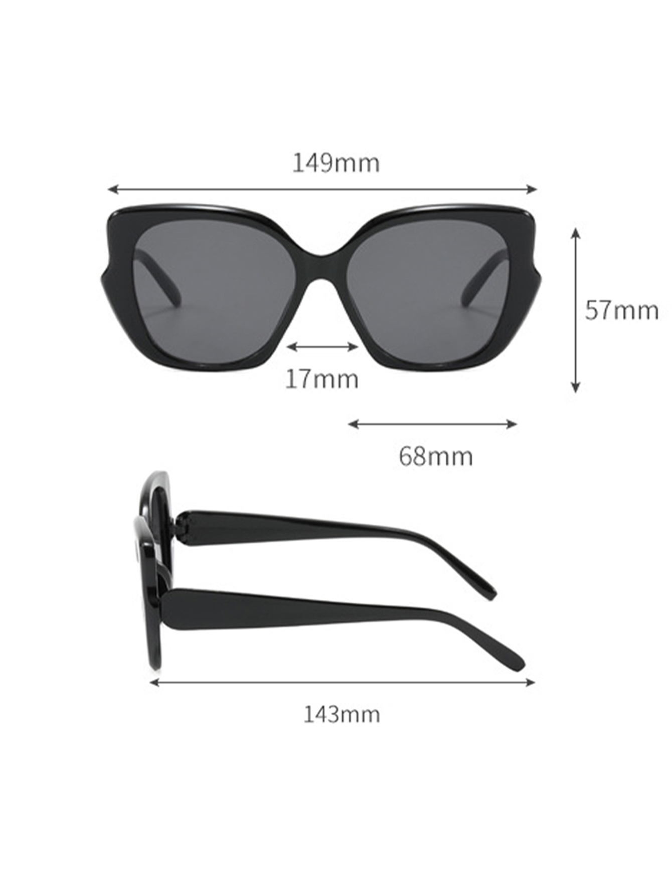 แว่นกันแดดแฟชั่นผู้หญิงทรงแคทอ - Streetwear Brand With Eye บทวิจารณ์และราคา