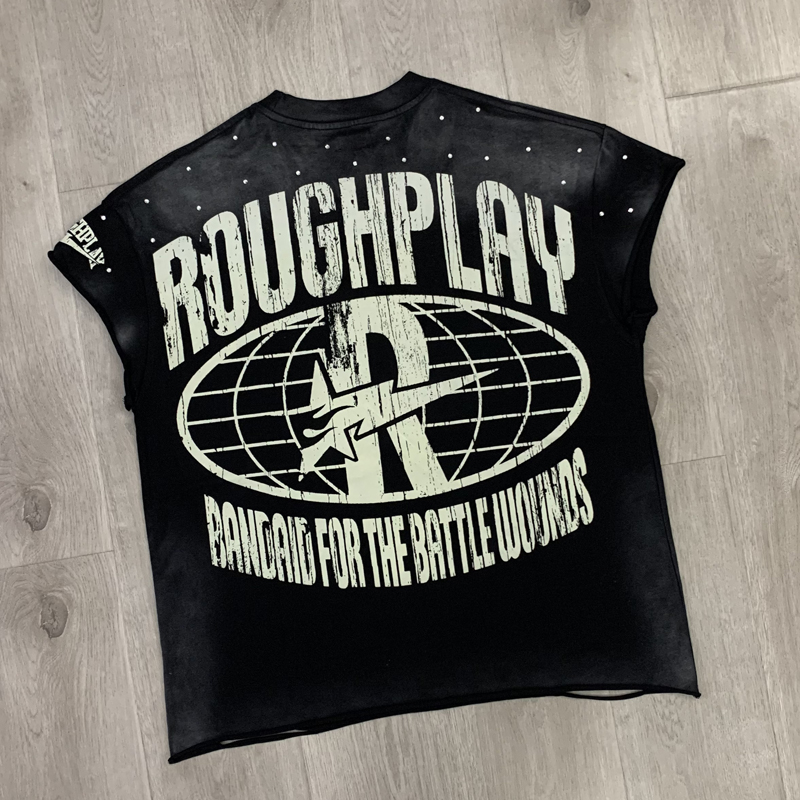 เสื้อกั๊ก ROUGH PLAY สไตล์อเมร - Streetwear Brand With Eye บทวิจารณ์และราคา