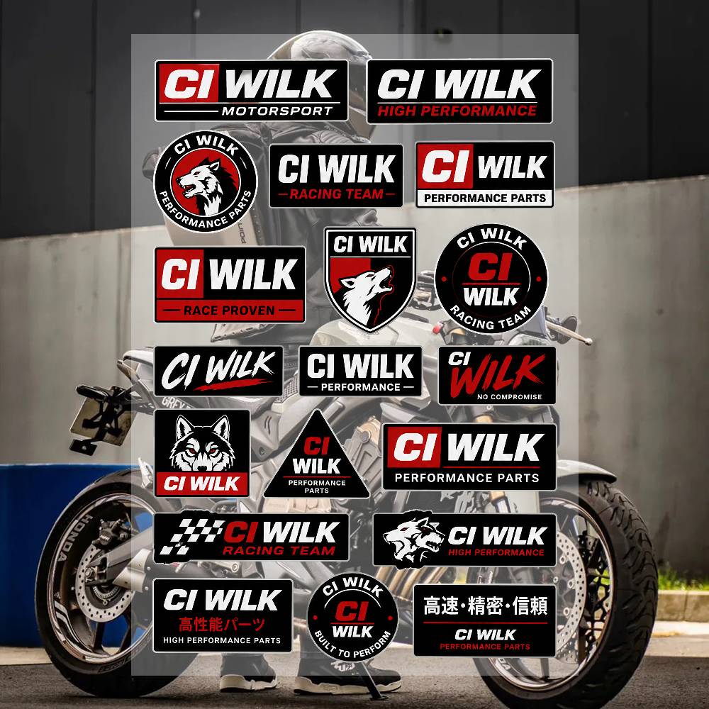 ชุดสติกเกอร์แบรนด์ A-ci Wh-Ig- - Streetwear Brand Stickers บทวิจารณ์และราคา