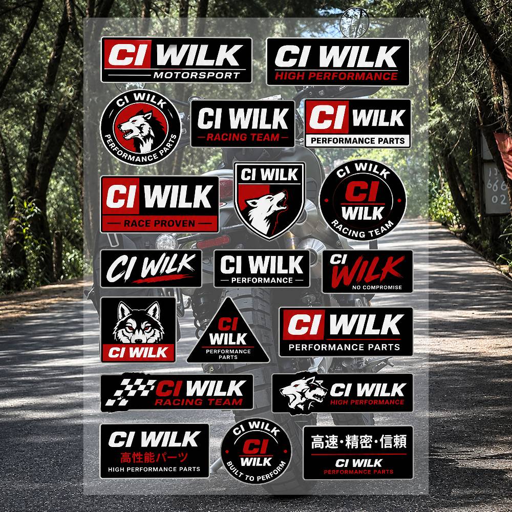 ชุดสติกเกอร์แบรนด์ A-ci Wh-Ig- - Streetwear Brand Stickers บทวิจารณ์และราคา