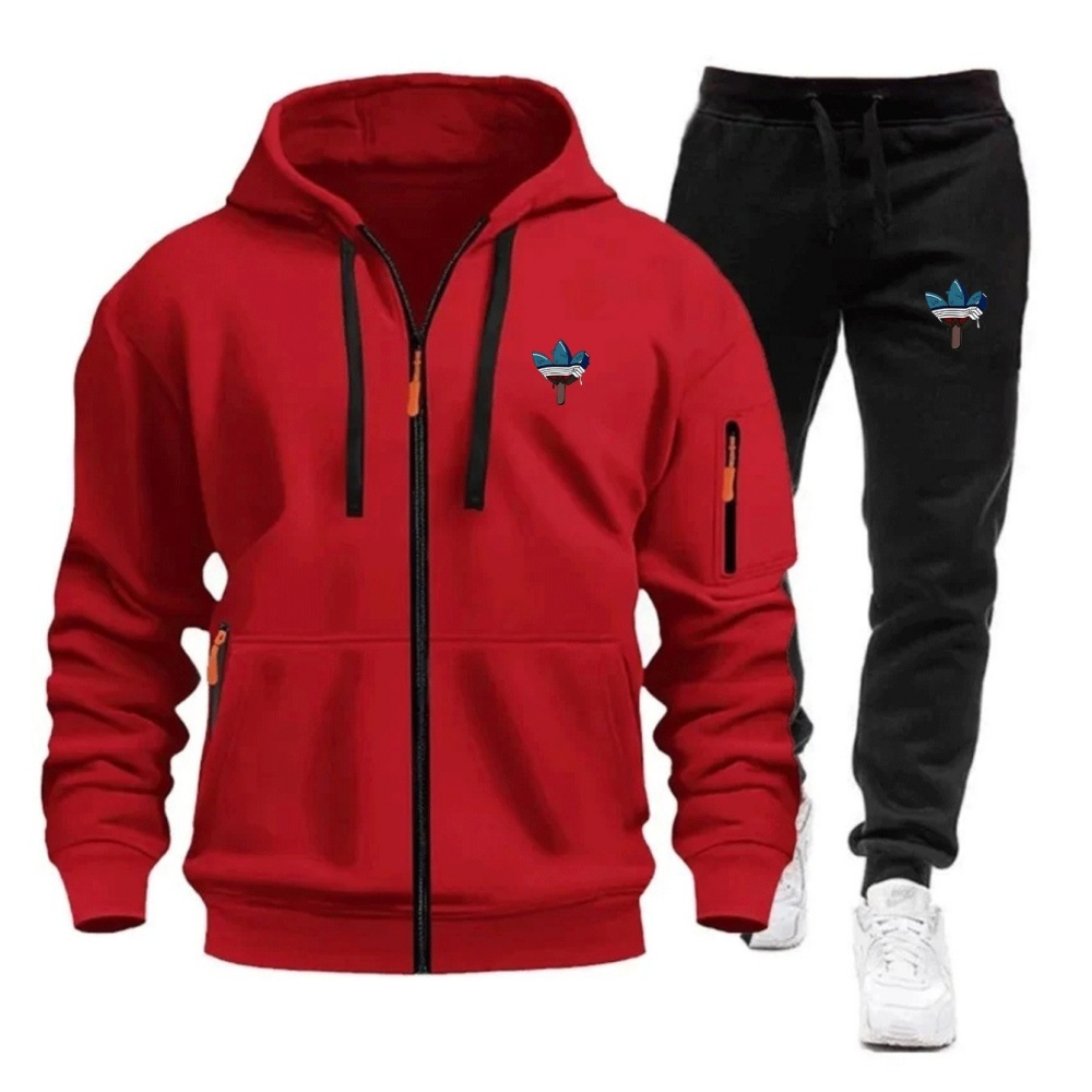 ชุดเซ็ตฮู้ดดี้ 2 ชิ้น แบรนด์ผู - Streetwear Brand Tracksuit บทวิจารณ์และราคา