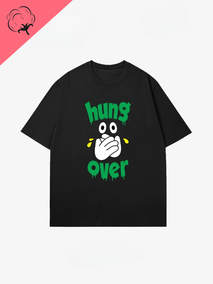 เสื้อยืดแขนสั้นผ้าฝ้ายแท้พิมพ์ - Streetwear Brand With Eye บทวิจารณ์และราคา