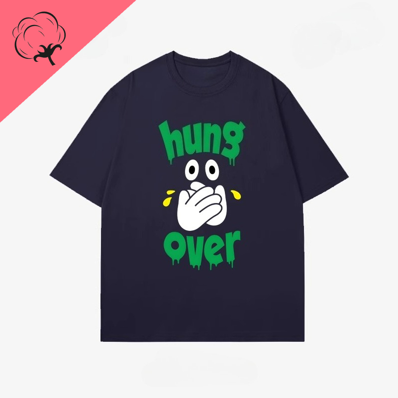 เสื้อยืดแขนสั้นผ้าฝ้ายแท้พิมพ์ - Streetwear Brand With Eye บทวิจารณ์และราคา