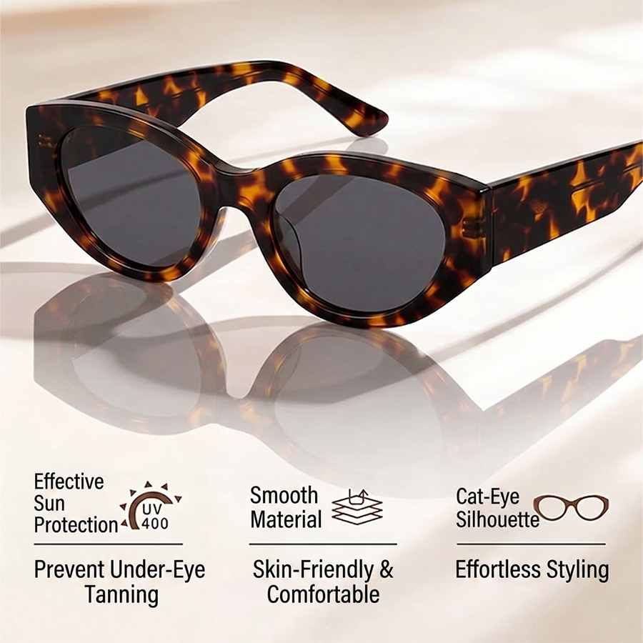 แว่นตากันแดดโพลาไรซ์ทรงแคทอาย  - Streetwear Brand With Eye บทวิจารณ์และราคา