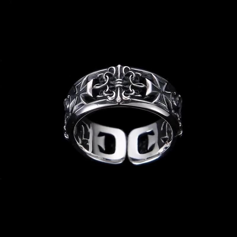 ใหม่ย้อนยุคข้ามฮิปฮอปพังก์สไตล - Chrome Hearts Ring บทวิจารณ์และราคา