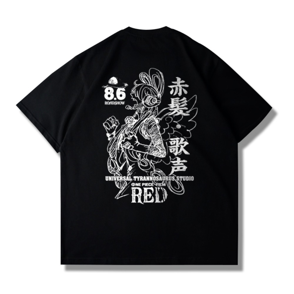 เสื้อยืดลายวันพีซสีแดง ปี 2025 - Good Streetwear Brand บทวิจารณ์และราคา