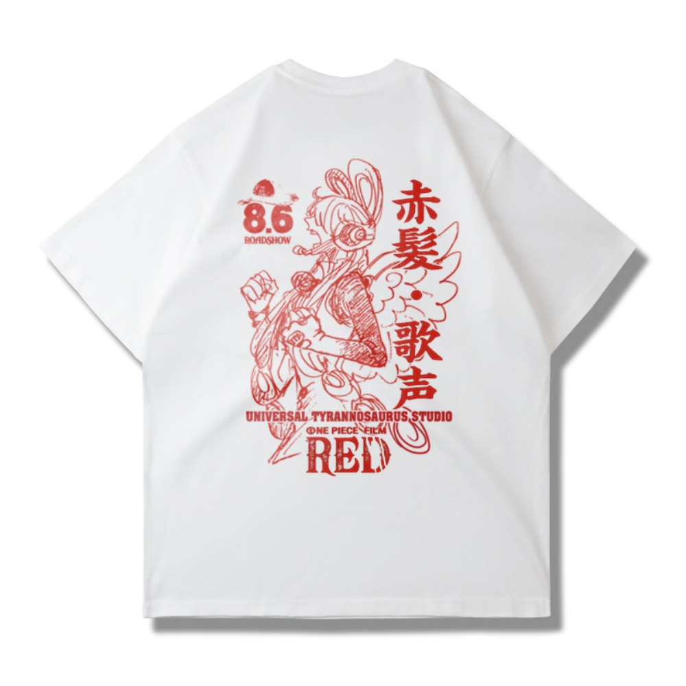 เสื้อยืดลายวันพีซสีแดง ปี 2025 - Good Streetwear Brand บทวิจารณ์และราคา