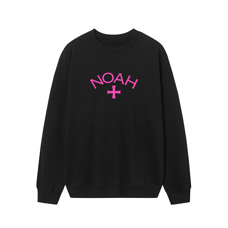 โนอาห์ พิมพ์ลายกากบาทสีชมพูเสื - Streetwear Brand Noah บทวิจารณ์และราคา