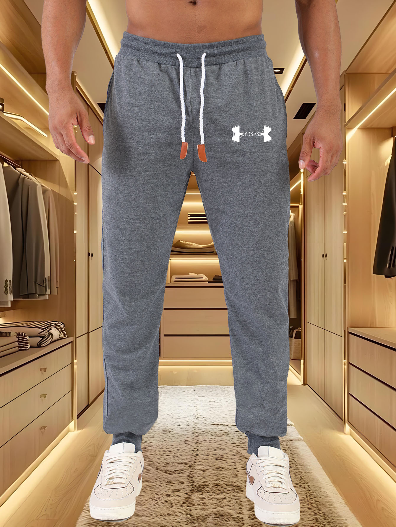 กางเกงจ็อกเกอร์ผู้ชาย แบรนด์กี - Streetwear Brand Logos บทวิจารณ์และราคา