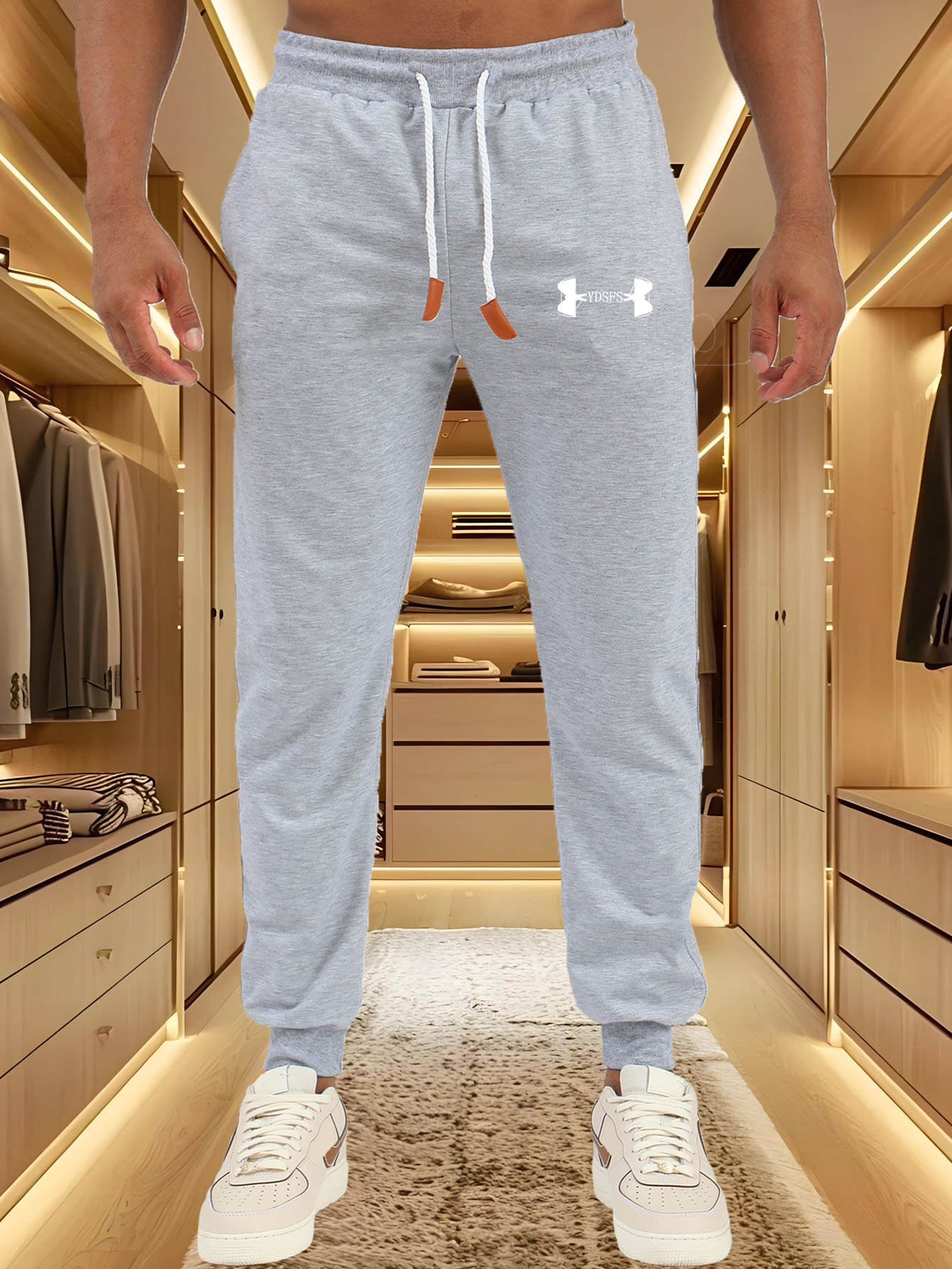 กางเกงจ็อกเกอร์ผู้ชาย แบรนด์กี - Streetwear Brand Logos บทวิจารณ์และราคา