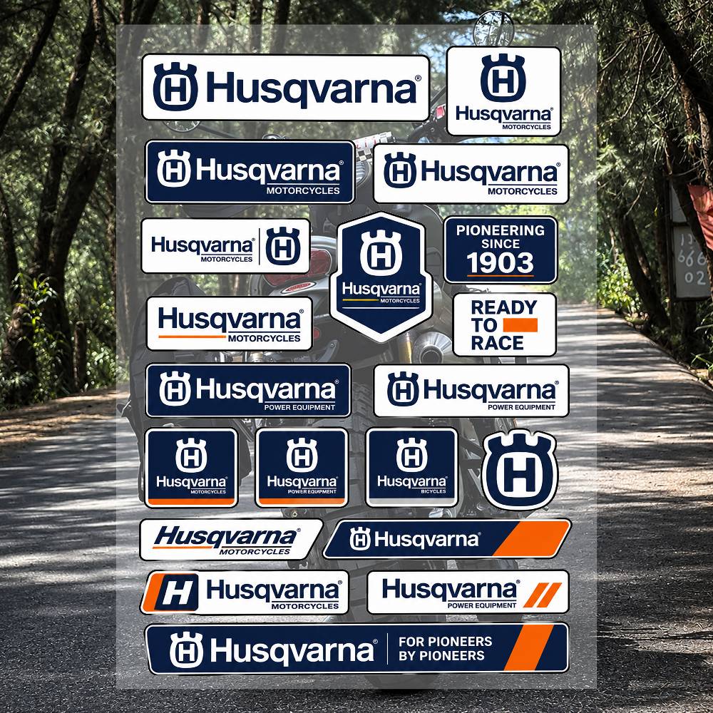 ชุดสติกเกอร์แบรนด์ A-Husq-svas - Streetwear Brand Stickers บทวิจารณ์และราคา