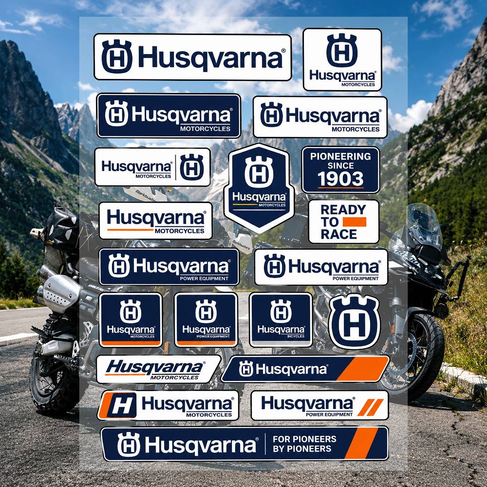 ชุดสติกเกอร์แบรนด์ A-Husq-svas - Streetwear Brand Stickers บทวิจารณ์และราคา