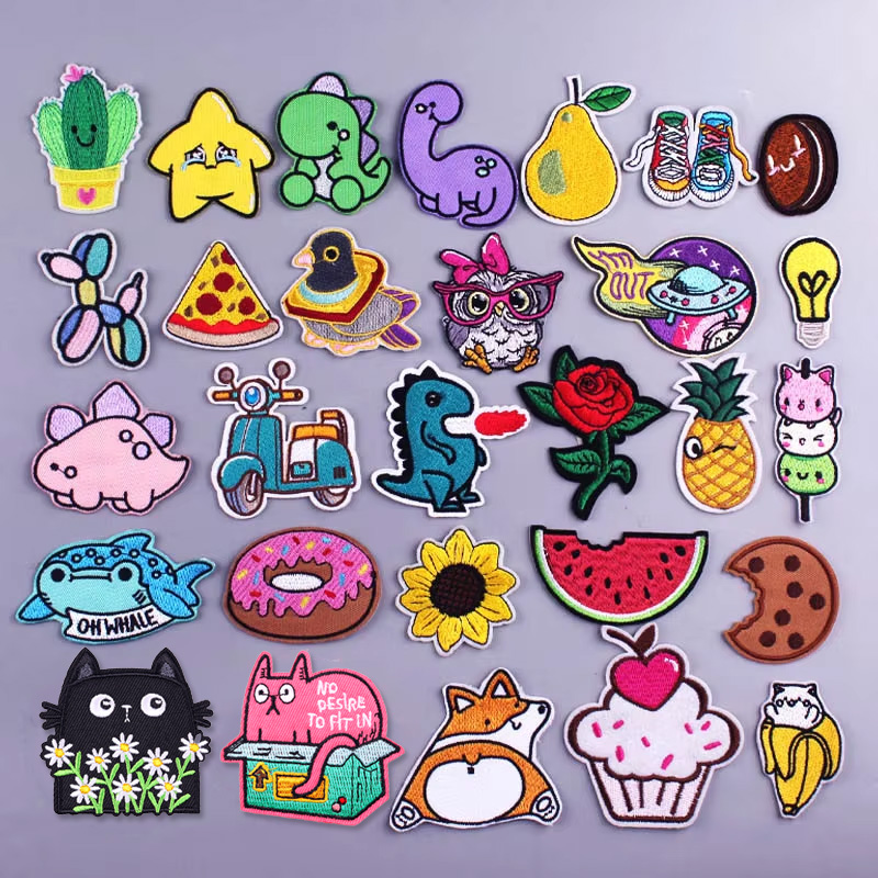 สัตว์น่ารักไดโนเสาร์ Patch เหล - Streetwear Brand Stickers บทวิจารณ์และราคา