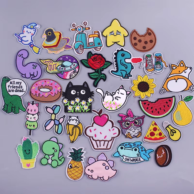 สัตว์น่ารักไดโนเสาร์ Patch เหล - Streetwear Brand Stickers บทวิจารณ์และราคา
