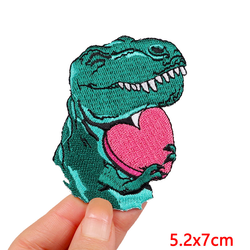 สัตว์น่ารักไดโนเสาร์ Patch เหล - Streetwear Brand Stickers บทวิจารณ์และราคา