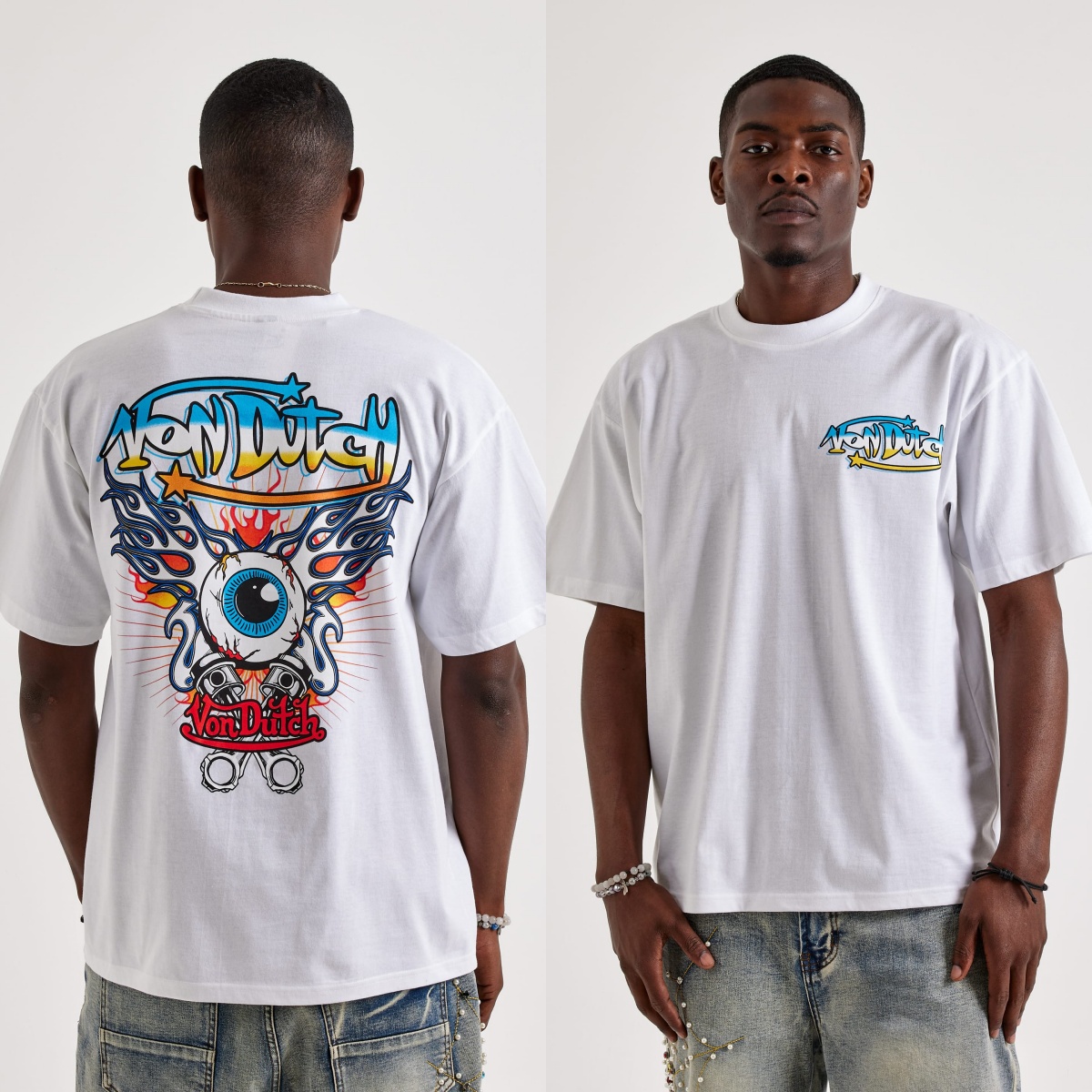 เสื้อยืดลายกราฟิก Flying Eye L - Streetwear Brand With Eye บทวิจารณ์และราคา