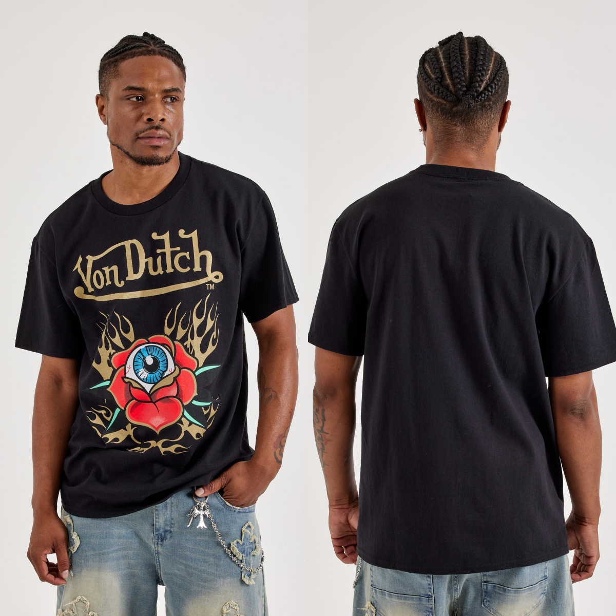 เสื้อยืดแบรนด์ Rose Eyes Von M - Streetwear Brand With Eye บทวิจารณ์และราคา